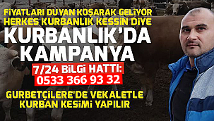 Kurbanlıklarda büyük kampanya başladı