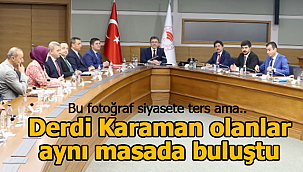 Derdi Karaman olanlar aynı masada buluştu