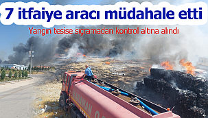 Karaman'daki yangını 7 itfaiye aracı söndürdü