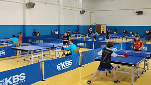 Masa tenisi turnuvası tamamlandı